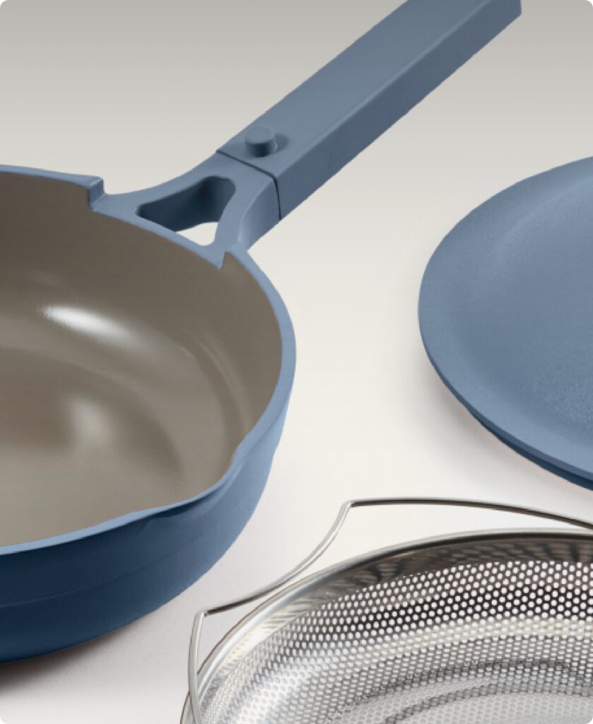 Poêle OurPlace aluminium bleue