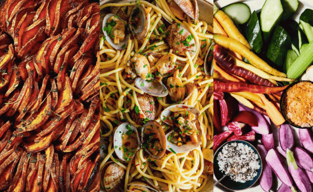 gif 4 plats triptyque