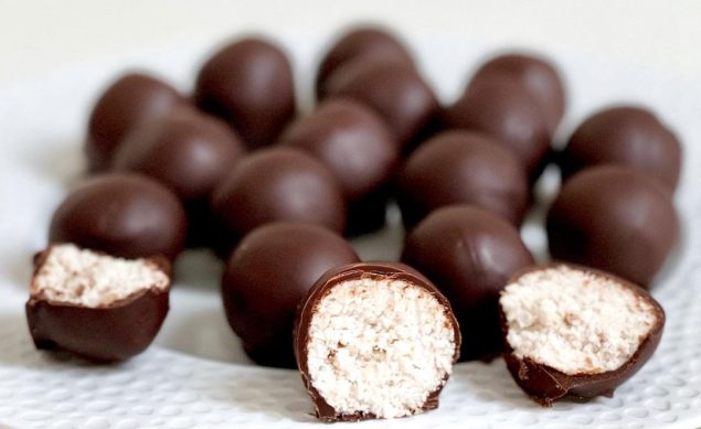 Boules chocolat noix de coco