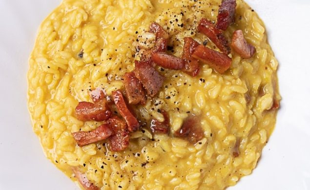 Risotto carbonara