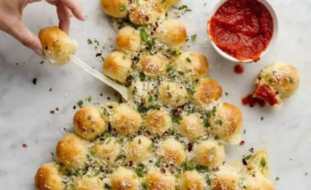 Sapin Noël mozzarella