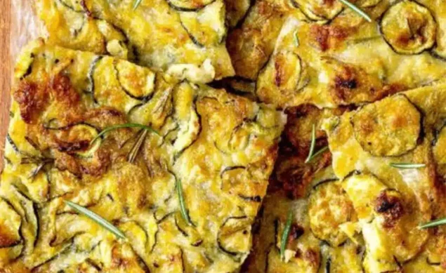 Scarpaccia courgettes